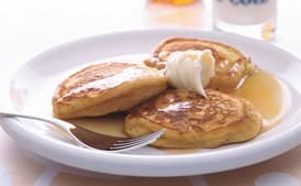 Sweet-Potato Pancakes with Honey-Cinnamon Butter