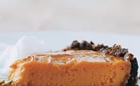 Sweet-Potato Pie with Gingersnap Pecan Crust