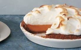 Sweet Potato Pie with Marshmallow Meringue
