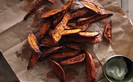 Sweet Potato Wedges with Lime Mayo