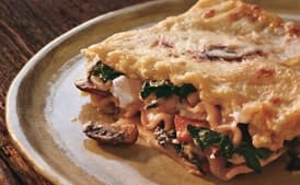 Swiss Chard Lasagna with Ricotta and Mushroom