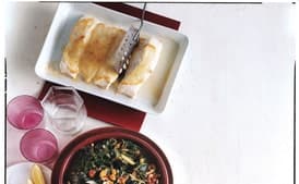 Swiss Chard with Raisins and Almonds