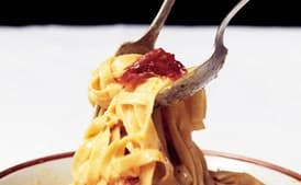 Tagliatelle with Prosciutto and Orange