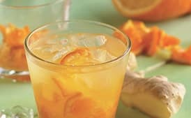 Tangerine-Ginger Caipirinhas