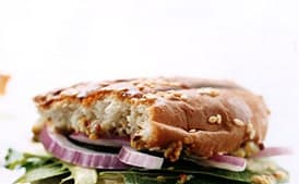 Tapenade-Filled Burgers