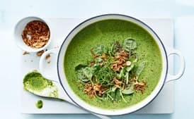 Thai Coconut, Broccoli and Coriander Soup