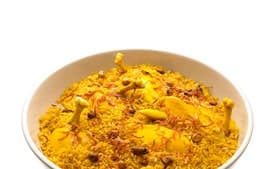 Thai Rice Curry with Herbed Chicken (Khao Mok Gai)