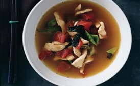 Thai-Style Chicken Soup with Basil