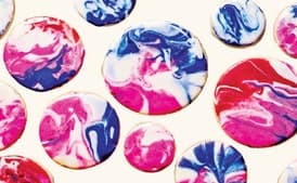 Tie-Dye Butter Cookies