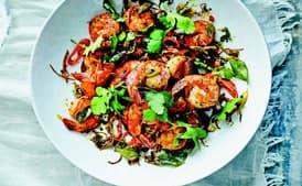 Tiger Shrimp With Lime, Ginger, and Mustard Seeds