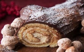 Tiramisu Yule Log