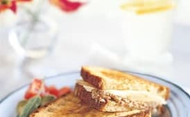 Toasted Almond and Pecorino Sandwiches