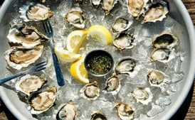 Tomales Bay Oysters Rockefellar
