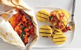 Tomato-Basil Sauce with Polenta