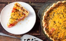 Tomato-Cheddar Pie