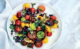 Tomato, Onion, and Roasted Lemon Salad