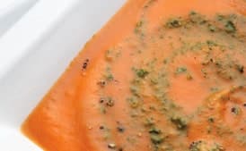 Tomato-White Bean Soup with Pesto