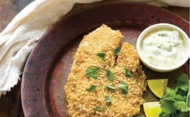 Tortilla-Crusted Tilapia