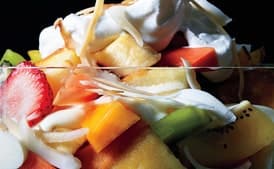 Tropical Fruit and Cake Trifle