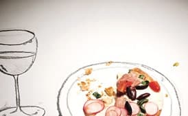 Tuna, Fresh Mozzarella, and Basil Pizza