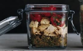 Tuna Tonnato with Eggplant Salad