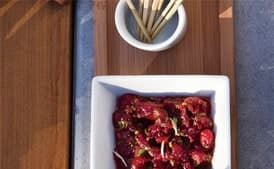 Turkey Meatballs with Sage and Cranberries