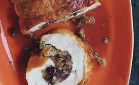 Turkey Roulade with Cider Sauce