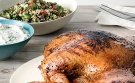 Turkish Grilled Turkey or Chicken with Tangy Herbed Yogurt