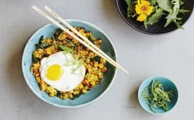 Turmeric-Kale Fried Rice