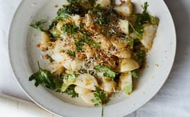 Turnips with Garlicky Breadcrumbs and Parmesan