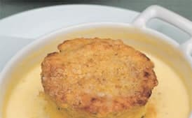 Twice-Baked Garlic Soufflés