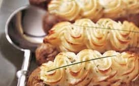 Twice-Baked Potatoes with Goat Cheese and Chives