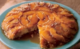 Upside-Down Butterscotch Apple Sour Cream Cake