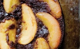 Upside-Down Pear Chocolate Cake
