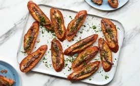 Vanilla Butter Anchovy Toasts