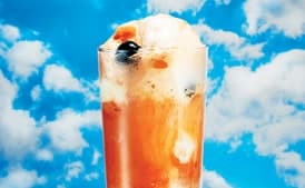 Vanilla Float with Bitters and Cherries