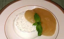 Vanilla Panna Cotta with Pear Jam