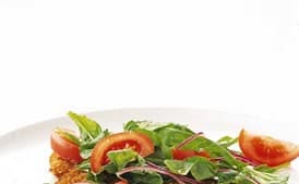 Veal Cutlets with Arugula and Tomato Salad