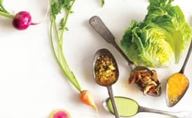 Warm Bacon-Mushroom Vinaigrette