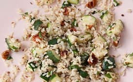 Warm Herbed Coriander Rice Salad