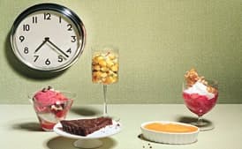 Warm Rhubarb Compote with Walnut-Coconut Crunch