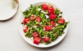 Watermelon, Arugula, and Pine Nut Salad