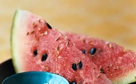 Watermelon with Fennel Salt