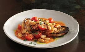 White Bean Ragout with Toast