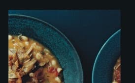 White Bean Soup with Duck Confit