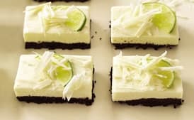 White Chocolate and Lime Cheesecake Bars