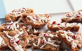 White Chocolate and Peppermint Cookie Brittle