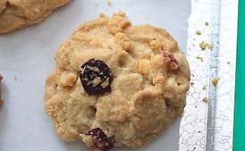 White Chocolate, Cranberry, and Macadamia Nut Cookies