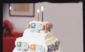 White Elephant Cake with Buttercream Frosting