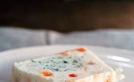White Fish Terrine with Salmon Roe and Dill